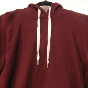 SPIER & MACKAY | medium | Burgundy Hooded Sweatshirt / Hoodie | Kangaroo Pocket